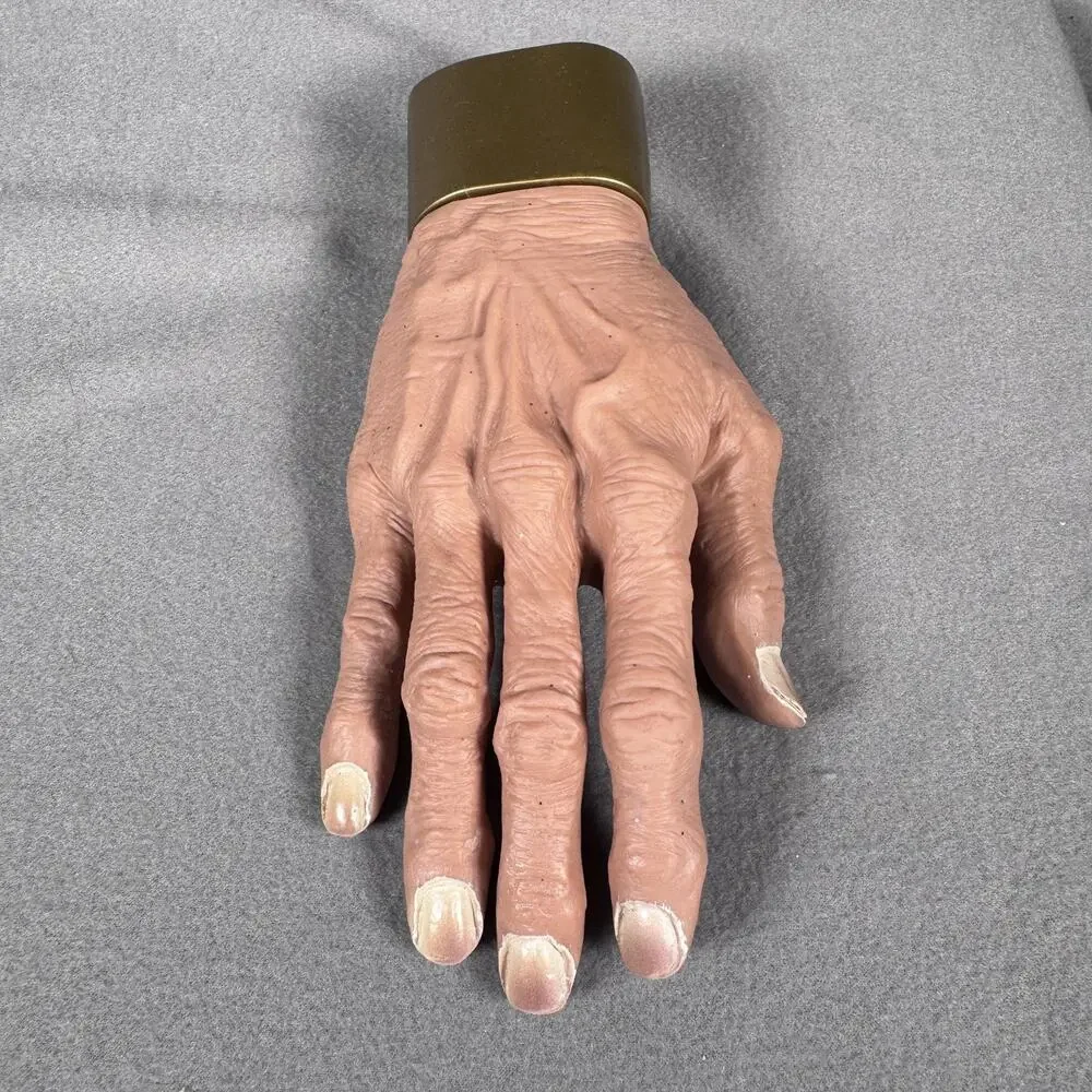 Vintage 1999 Take One Animated Moving Hand Prop Halloween Decor L.J. Liff 9" Toy - Picture 4 of 12